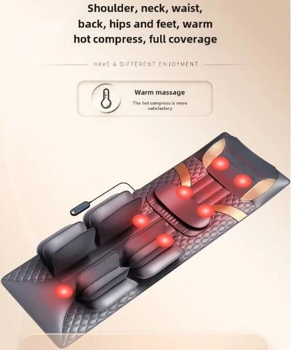 Full Body Vibration Airbag Massage Mat With Heated Neck And Lumbar Traction 1