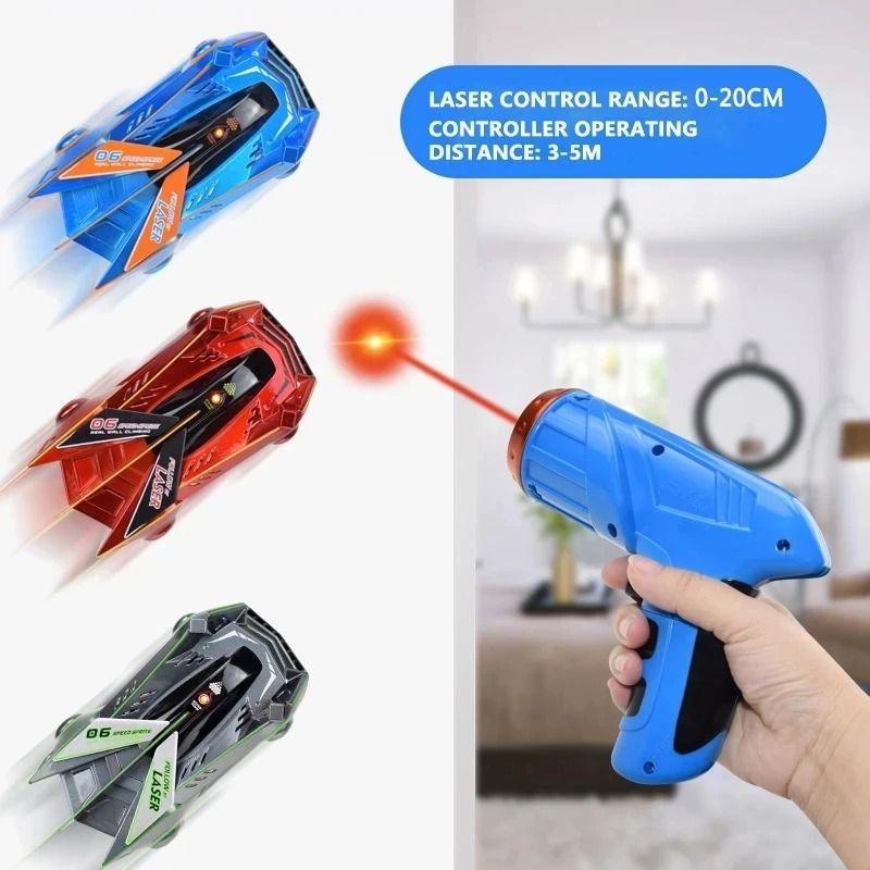 Infrared Laser Controlled Wall Climbing RC Stunt Car 2