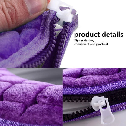 Plush Washable Toilet Seat Cover Cushion O Shape Warm Soft Lid Pad 5