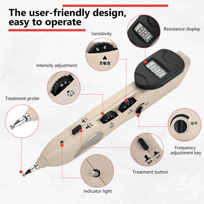 Rechargeable Electronic Acupuncture Meridian Energy Pen For Pain Relief 2