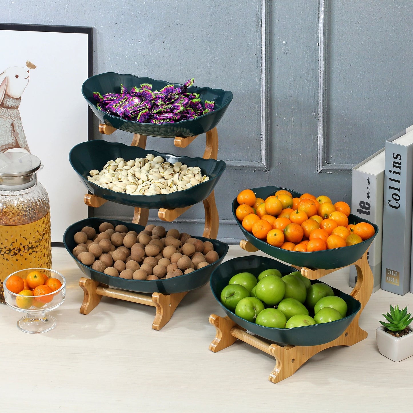 Multi Layer Kitchen Serving Stand for Fruits and Treats