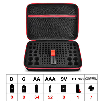 Battery Organizer Storage Case With Tester 1