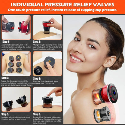 Electric Vacuum Cupping And EMS Body Massager 5