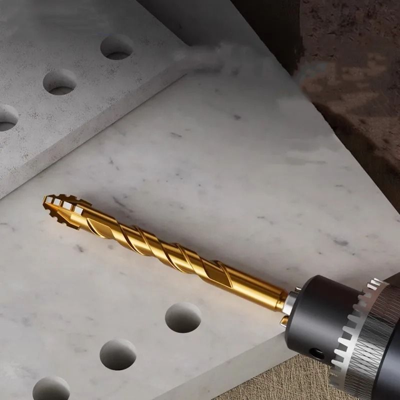 Four Blade Serrated Drill Bit For Tile And Concrete 3