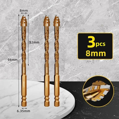 Four Blade Serrated Drill Bit For Tile And Concrete 15