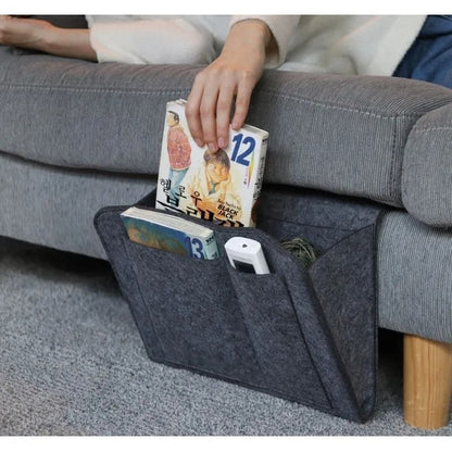 Felt Bedside Hanging Storage Organizer For Dorm Sofa And Bedroom Essentials 1