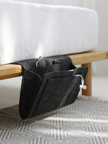 Felt Bedside Hanging Storage Organizer For Dorm Sofa And Bedroom Essentials 4