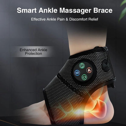 Electric Foot And Ankle Massager With Heating Vibration And Compression For Pain Relief And Joint S 1