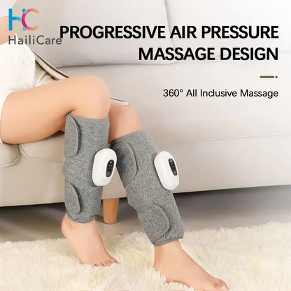 Wireless Electric Leg Massager with 360 Degree Air Compression for Calf Relaxation and Circulation Support