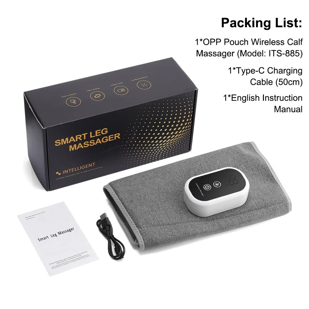 Wireless Electric Leg Massager With 360 Degree Air Compression For Calf Relaxation And Circulation  6