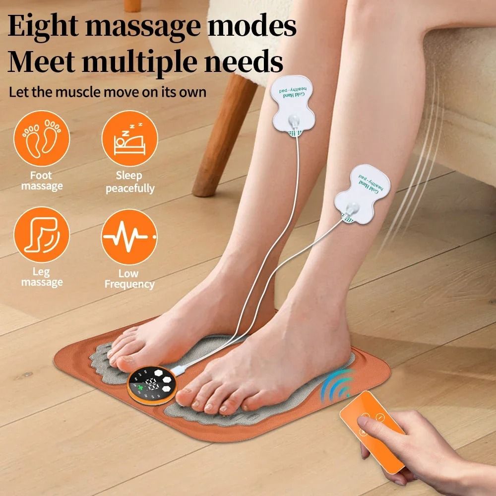 3D Smart Foot Massage Pad With RF Remote And 8 Modes For Muscle Relaxation And Circulation Support 2