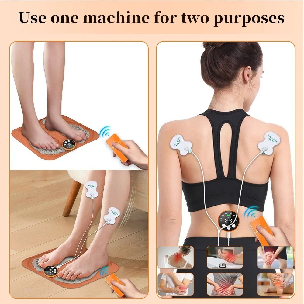 3D Smart Foot Massage Pad With RF Remote And 8 Modes For Muscle Relaxation And Circulation Support 4