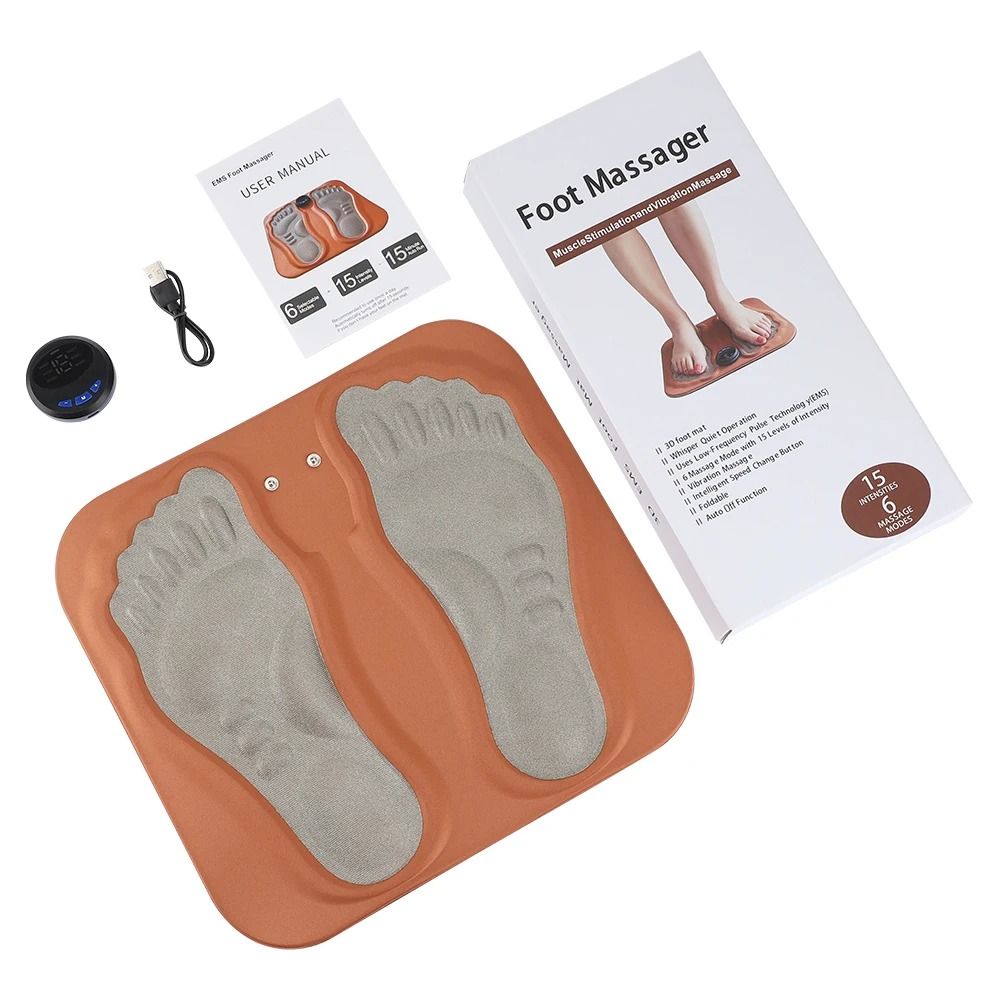 3D Smart Foot Massage Pad With RF Remote And 8 Modes For Muscle Relaxation And Circulation Support 8