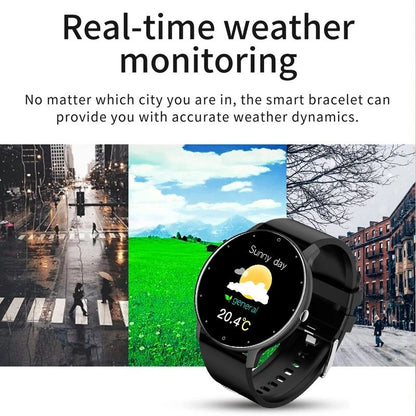 LIGE 2025 Smart Watch For Men With Full Touch Screen Fitness Tracker And Bluetooth Call Support For 4