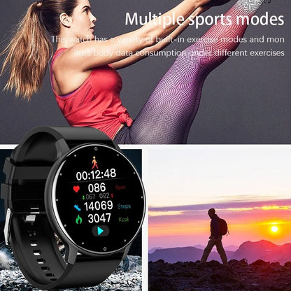 LIGE 2025 Smart Watch For Men With Full Touch Screen Fitness Tracker And Bluetooth Call Support For 5