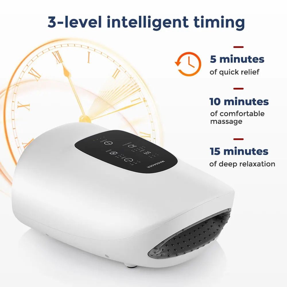Wireless Electric Hand Massager With Air Compression And Heat For Palm And Finger Muscle Relief 3