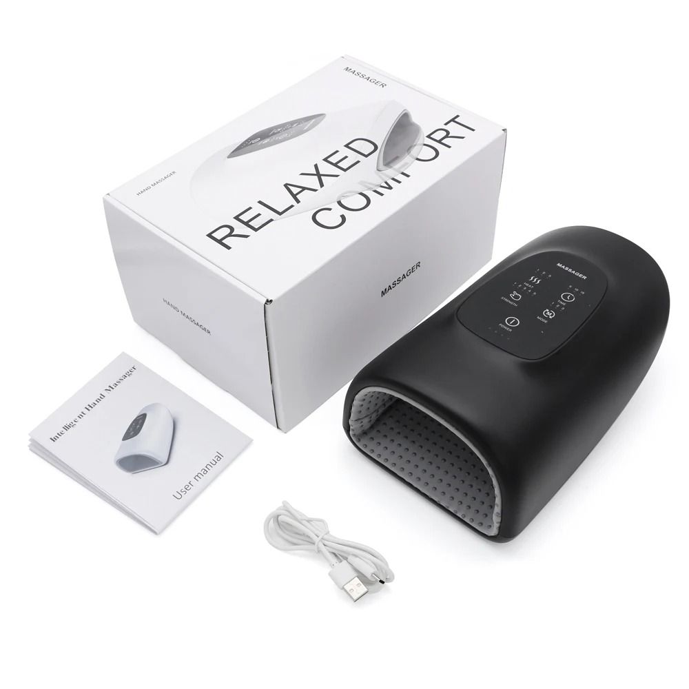 Wireless Electric Hand Massager With Air Compression And Heat For Palm And Finger Muscle Relief 7