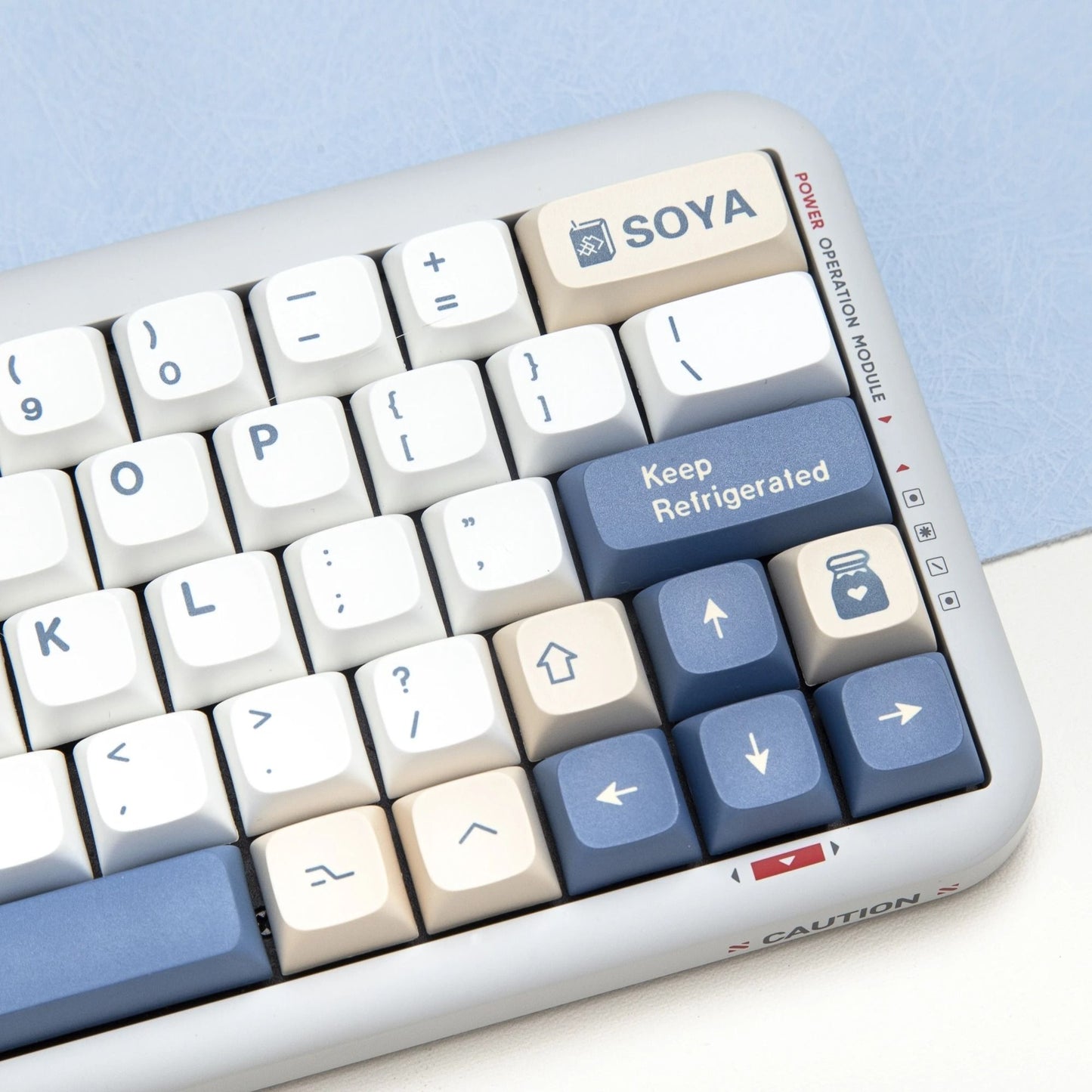 XDA Cherry OEM MOG Soy Milk PBT Keycaps For Mechanical Keyboards With 68 75 82 98 104 Layout Compat 3