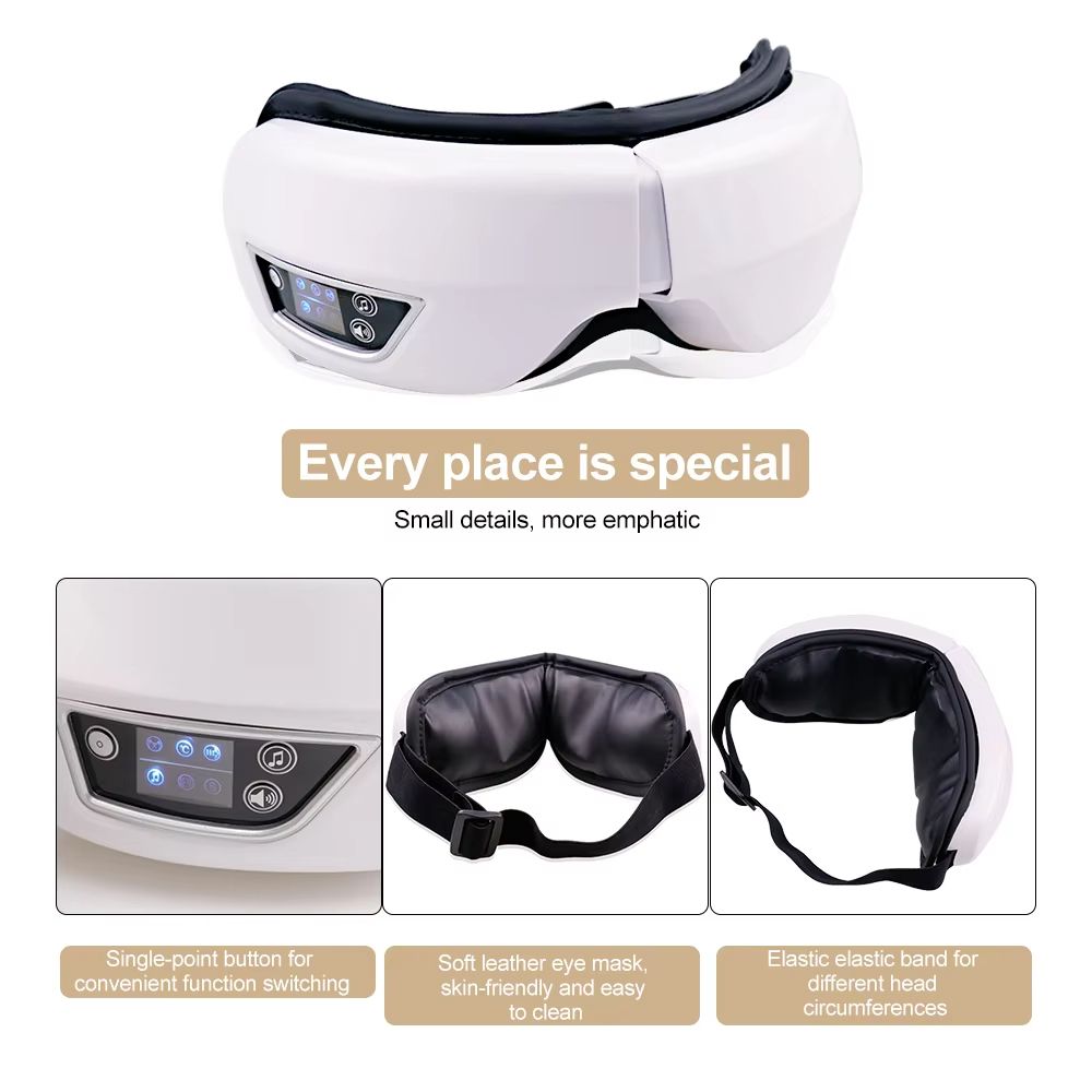 Smart Vibration Eye Massager With Heat  Airbag Compression For Dark Circles And Eye Fatigue Relief 2