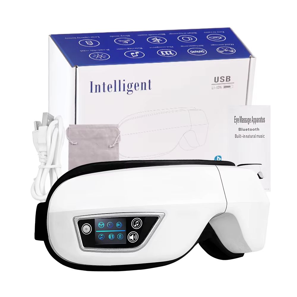 Smart Vibration Eye Massager With Heat  Airbag Compression For Dark Circles And Eye Fatigue Relief 5