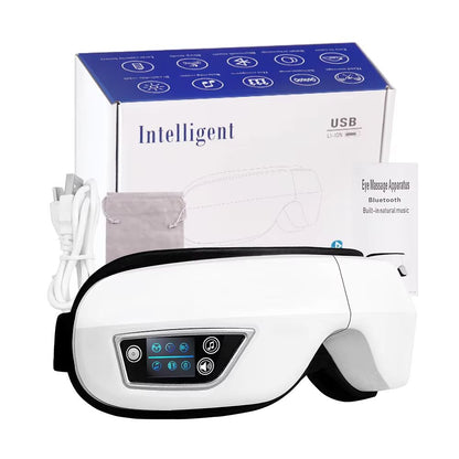 Smart Vibration Eye Massager With Heat  Airbag Compression For Dark Circles And Eye Fatigue Relief 5