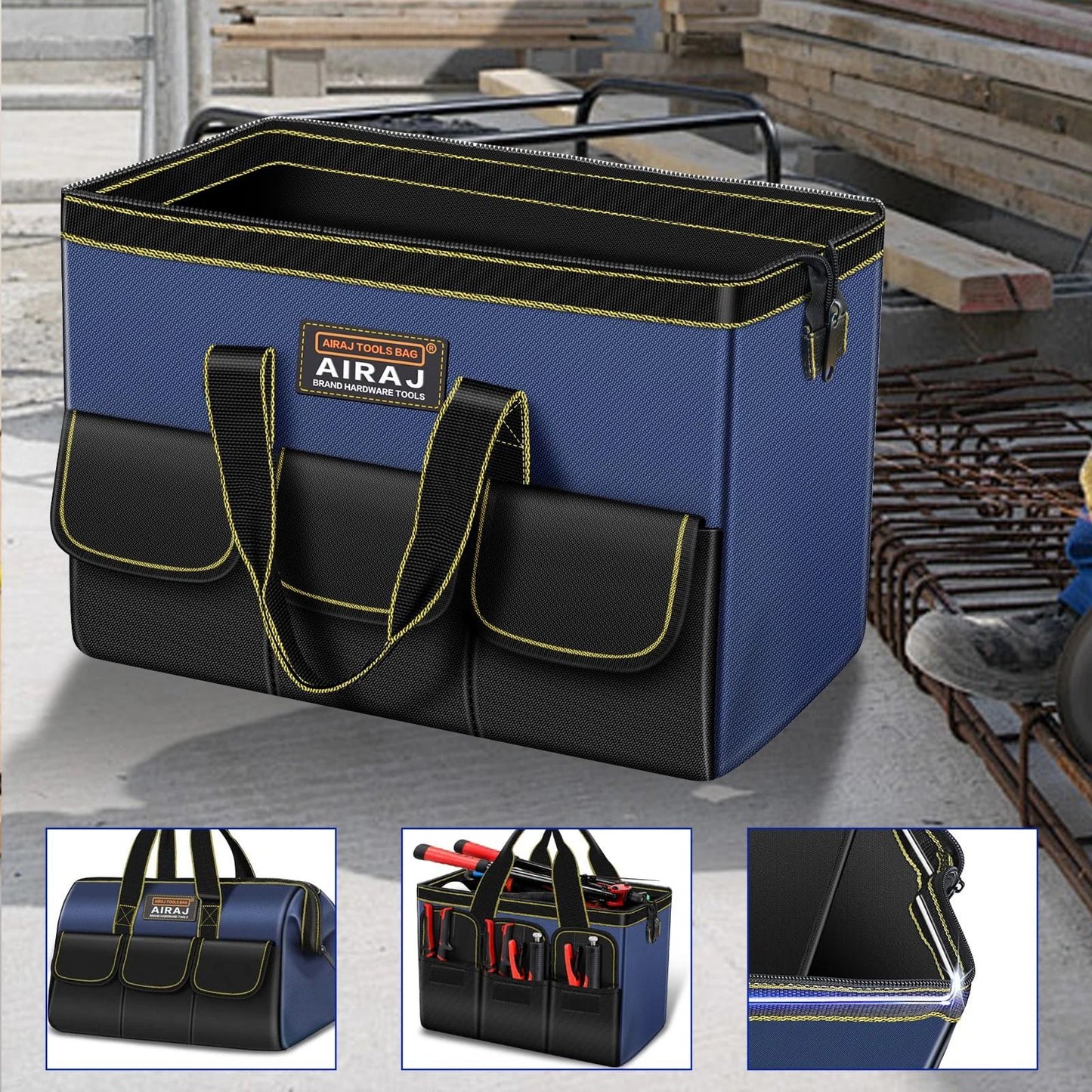 AIRAJ Multifunctional Tool Bags Oxford Cloth Waterproof Electrician Storage Organizer 3