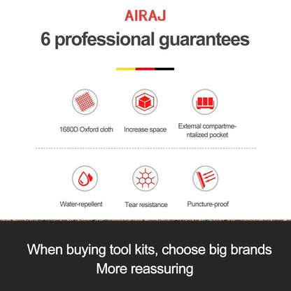 AIRAJ Multifunctional Tool Bags Oxford Cloth Waterproof Electrician Storage Organizer 5