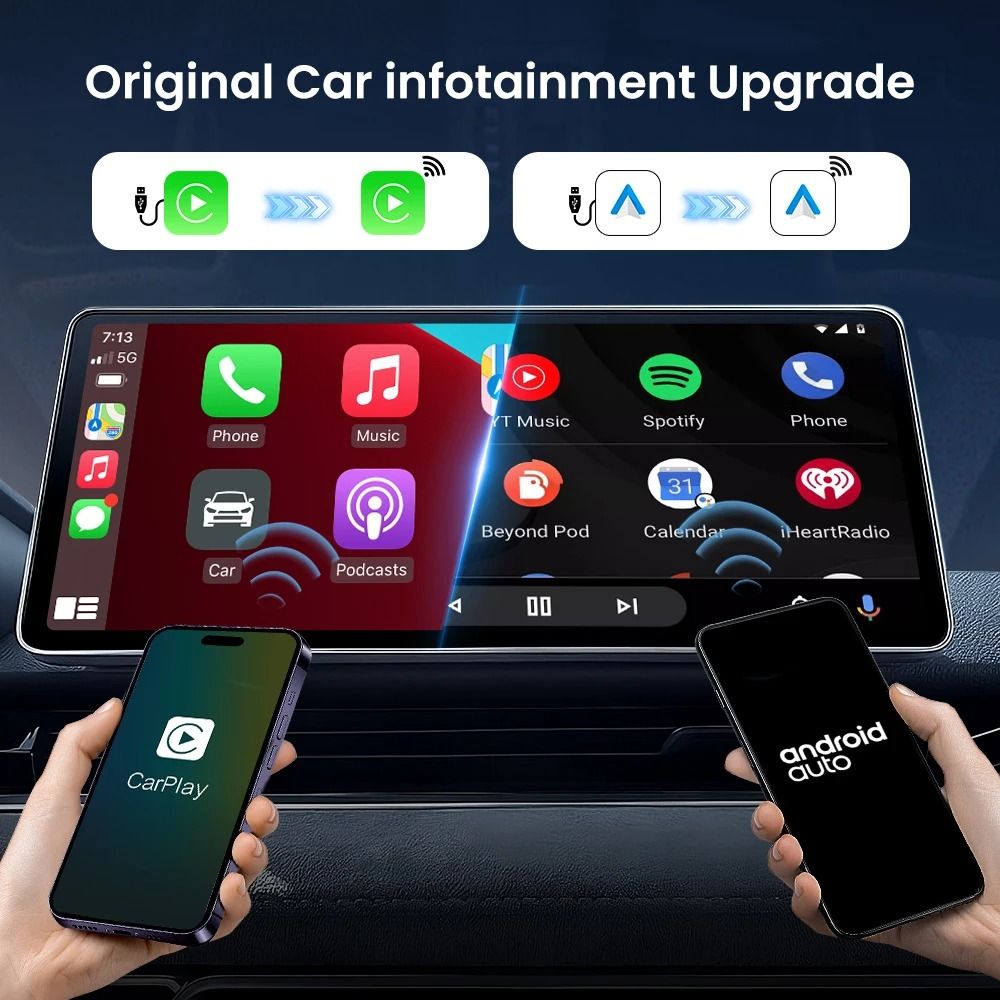 Carlinkit Mini 5 And 5 Pro Wireless Carplay Android Auto Adapter For Car Smart System Upgrade With  1