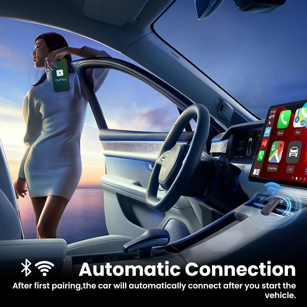 Carlinkit Mini 5 And 5 Pro Wireless Carplay Android Auto Adapter For Car Smart System Upgrade With  4