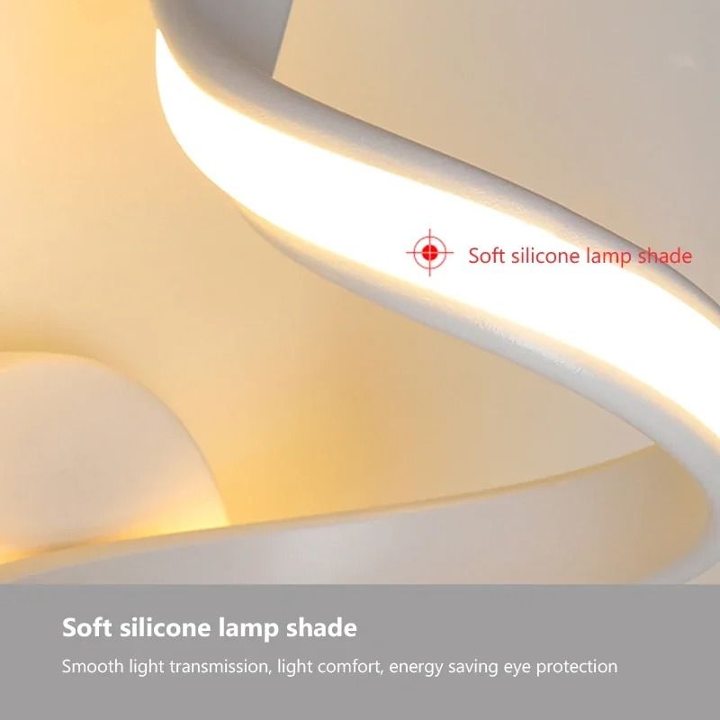 LED Wall Lamp Nordic Spiral Sconce Light For Indoor Hallway Bedroom Bedside Or Stair Lighting Decor 5
