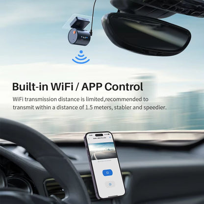 2K KAWA Mini 3 Pro Dash Cam  Smart WiFi Car Camera With 24H Parking  Voice Control 4
