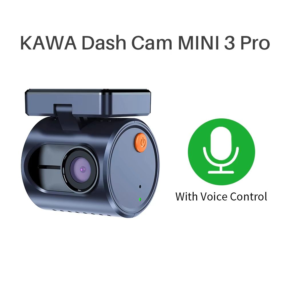 2K KAWA Mini 3 Pro Dash Cam  Smart WiFi Car Camera With 24H Parking  Voice Control 6