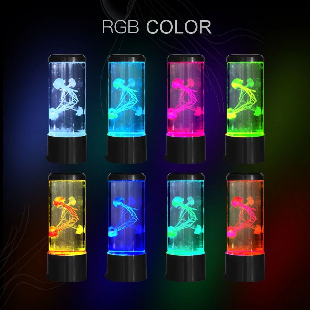 Simulated Jellyfish LED Aquarium Night Light For Bedroom Home Decor And Relaxation Ambiance 6