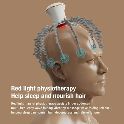 Electric Octopus Claw Scalp Massager With Hands Free Design For Stress Relief And Hair Stimulation 3