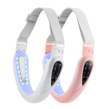 Rechargeable V-Face Massager – Portable Facial Lifting & Skin Tightening Device with LED Display