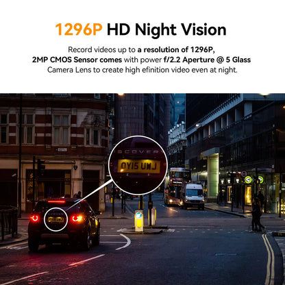 DDPAI Mini Pro Dash Cam  1296P HD Car Camera With WiFi Android App And Smart DVR Recording 1