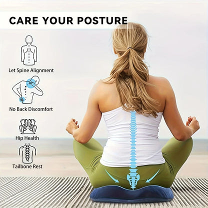 Orthopedic Memory Foam Donut Pillow For Tailbone And Hemorrhoid Relief Seat Cushion For Office Or P 2