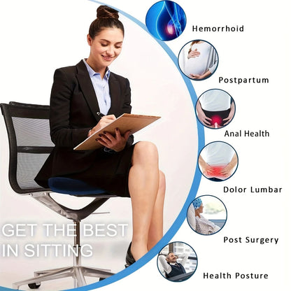Orthopedic Memory Foam Donut Pillow For Tailbone And Hemorrhoid Relief Seat Cushion For Office Or P 5