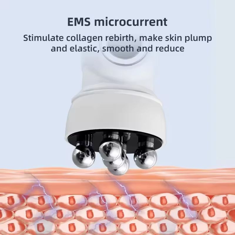 3in1 RF Heating EMS Facial Roller  360 Skin Tightening  Rejuvenation Microcurrent Beauty Device 4