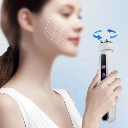 3in1 RF Heating EMS Facial Roller  360 Skin Tightening  Rejuvenation Microcurrent Beauty Device 5