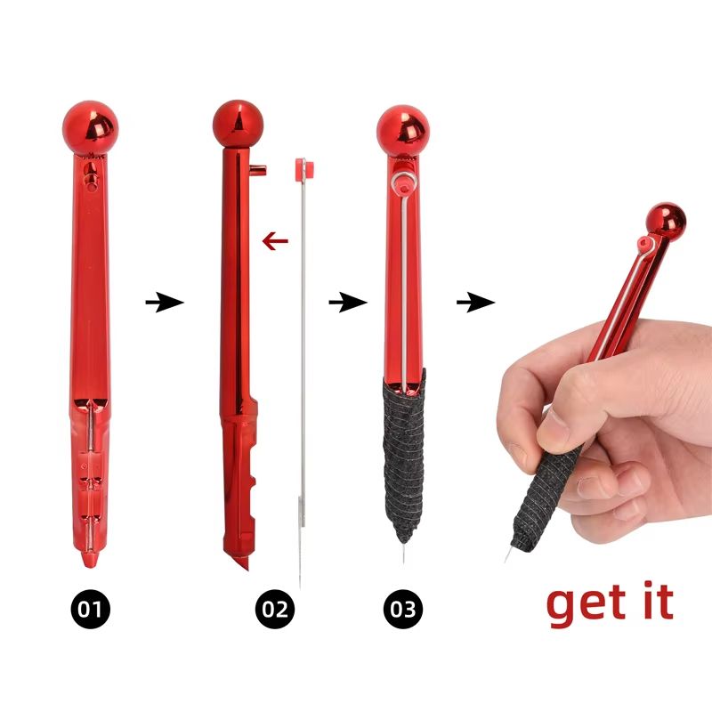 Complete Hand Poke Tattoo Kit  Stick And Poke Pen Tool With Ink Cups Grommets And Bandage Set For D 1