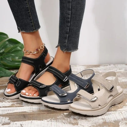 Womens Lightweight Summer Wedge Sandals With Non Slip Sole And Platform Heel For Casual And Beach W 3