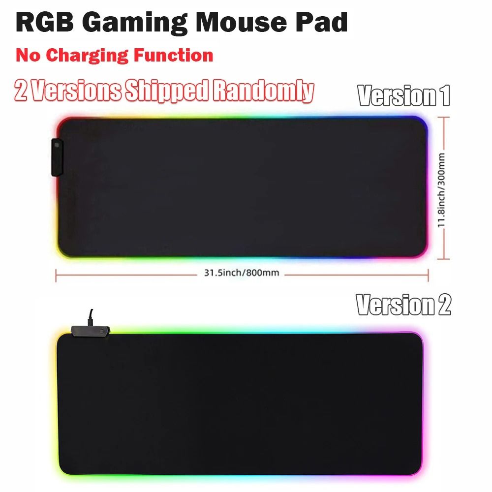 Wireless Charging RGB Mouse Pad With Luminous Edge For Gaming And Phone Charging Desktop Setup 6