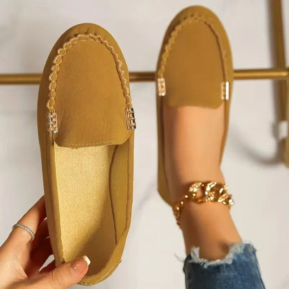 Women Casual Flat Loafers Non Slip Soft Denim Slip On Shoes Spring Autumn 2024 11