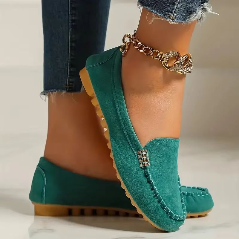 Women Casual Flat Loafers Non Slip Soft Denim Slip On Shoes Spring Autumn 2024 1
