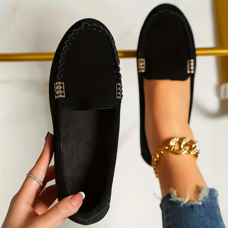 Women Casual Flat Loafers Non Slip Soft Denim Slip On Shoes Spring Autumn 2024 7