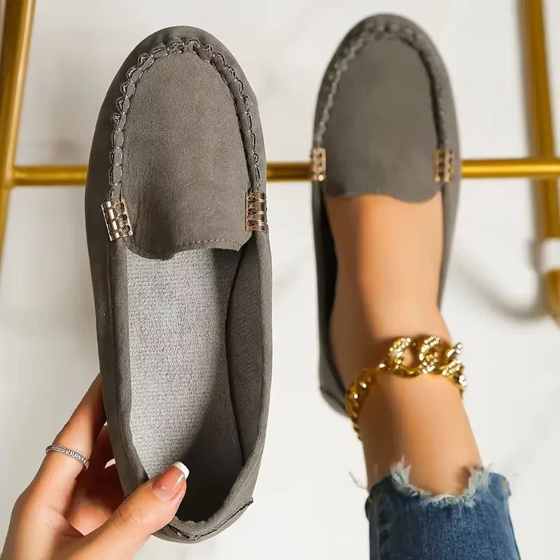 Women Casual Flat Loafers Non Slip Soft Denim Slip On Shoes Spring Autumn 2024 8
