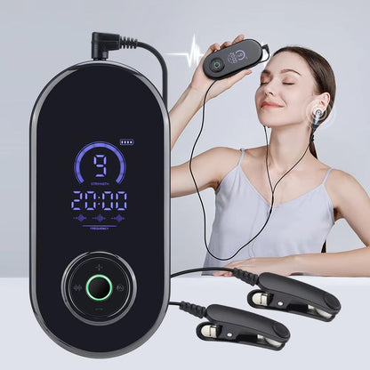 CES Ear Clip Sleep Aid Device  Natural Insomnia And Anxiety Relief With Microcurrent Therapy For De 1