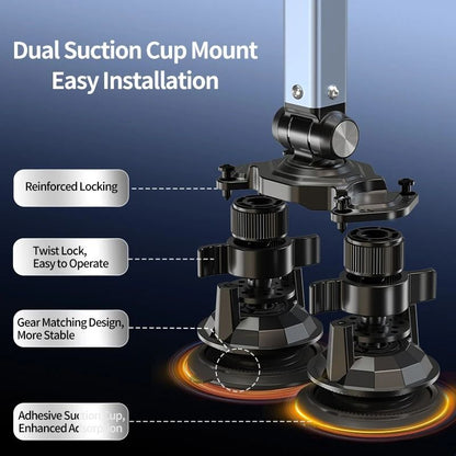 Adjustable Mic Boom Arm With Desk Mount And Detachable Riser For Streaming Recording Or Podcast Set 1