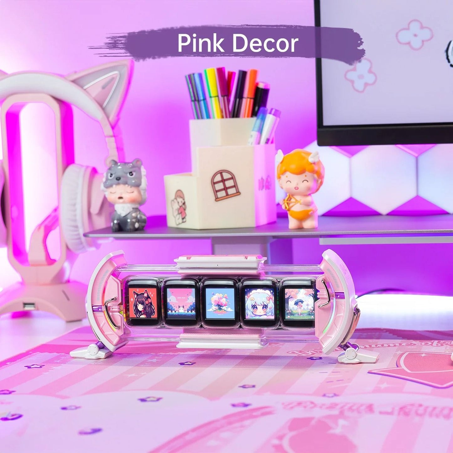 Divoom Times Gate Pixel Art Digital Clock For Gamers With Informative Display And Social Media Anim 5